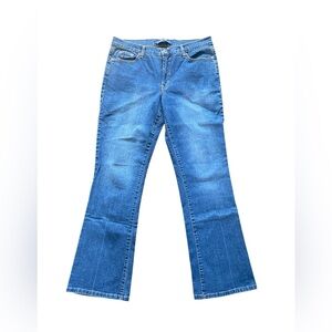 Jeanstar Women's Flare Mid-Rise Jeans in Blue